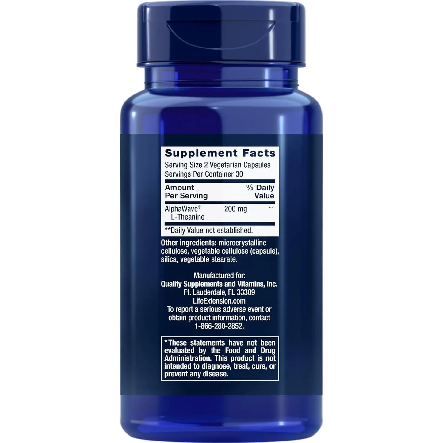 Life Extension L Teanina 60 Capsulas 2 Paquetes Aminoacidos Te Antioxidante