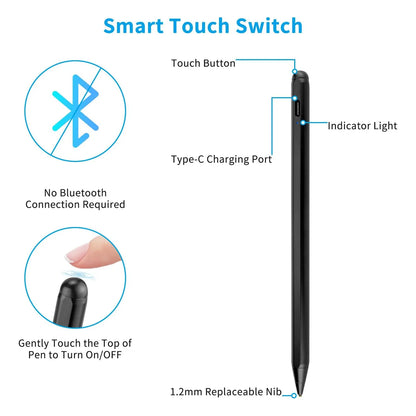 Lápiz Óptico Activo Para Lenovo Ideapad Flex 5 7 3 Precisión Profesional Y Batería Recargable
