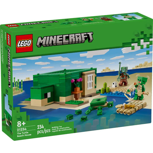 Lego Minecraft La Casatortuga De La Playa 234 Piezas Set De Construcción Creativa