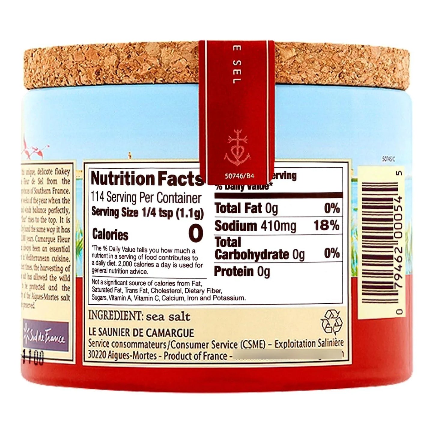 Sal Marina Fleur De Sel Francesa 125g Paquete Doble Gourmet