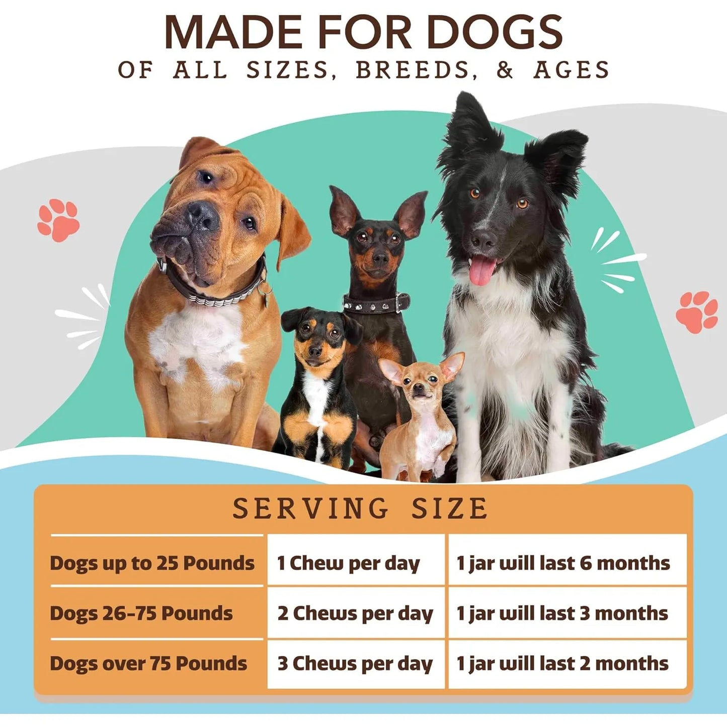Masticables Naturales Multivitamínicos Para Perros 180 Piezas Sabor Mantequilla De Maní Y Tocino