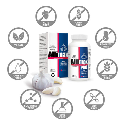 Cápsulas De Alicina Natural 180 Mg 180 Unidades Apoyo Inmunológico