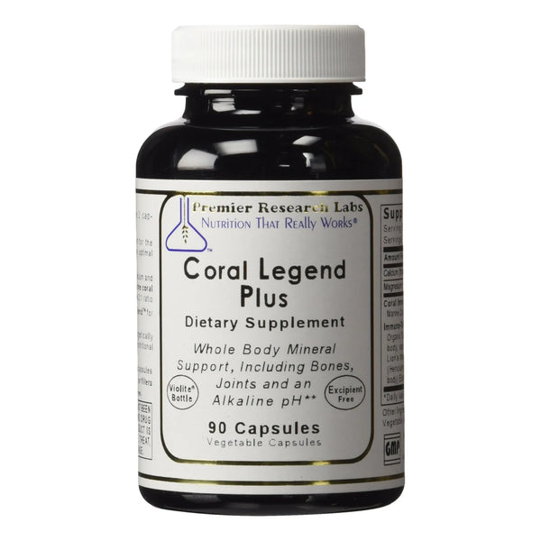 Coral Legend Plus 90 Capsulas Soporte Mineral pH Alcalino Huesos Articulaciones