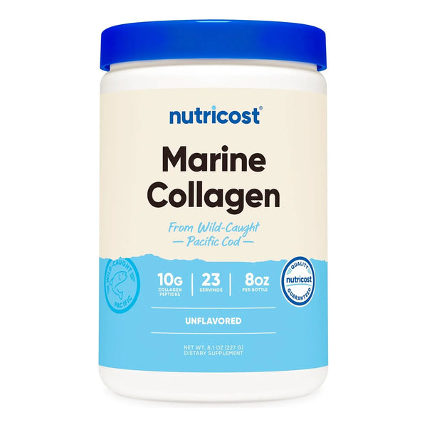Colageno Marino En Polvo Nutricost Pescado Silvestre 226g 23 Porciones