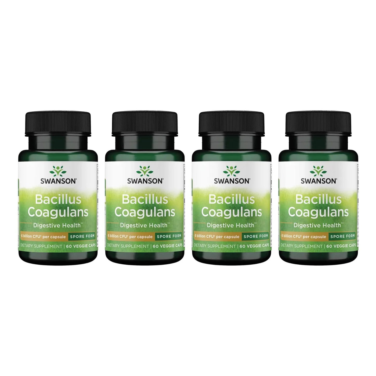 Bacillus Coagulans 6 Mil Millones UFC Probiótico Premium Para Salud Intestinal 60 Cápsulas