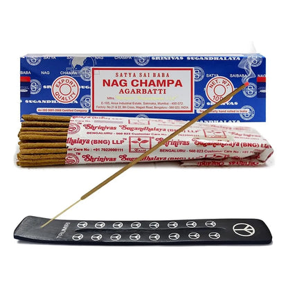 Soportes Para Incienso Con 100 Varillas Satya Sai Baba 100 G Fragancia Natural