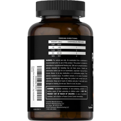 Multivitaminas Masticables Para Perros Y Gatos 120 Tabletas River Rula