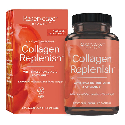 Reemplazo Colageno 120 Capsulas Refuerzo Piel Cabello Reserveage Beauty