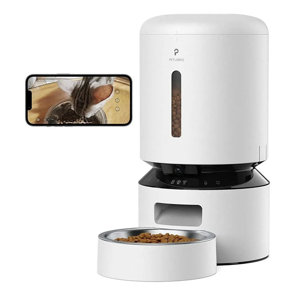 Petlibro Comedero Automático Para Gatos Con Cámara HD Alimentación Perfecta Y Monitoreo Remoto