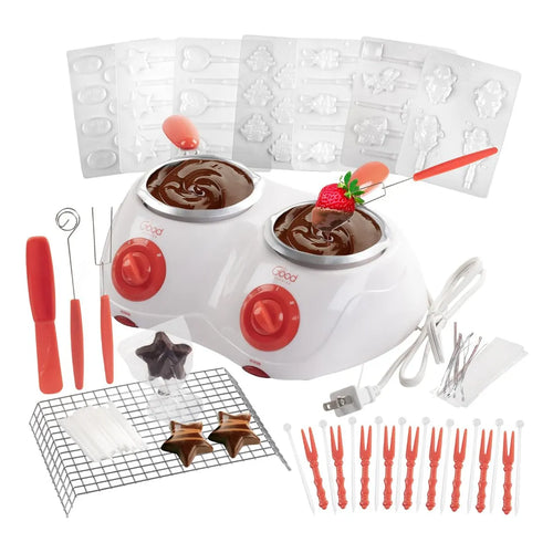 Olla Para Fondue De Chocolate Good Cooking Blanco Postres Perfectos