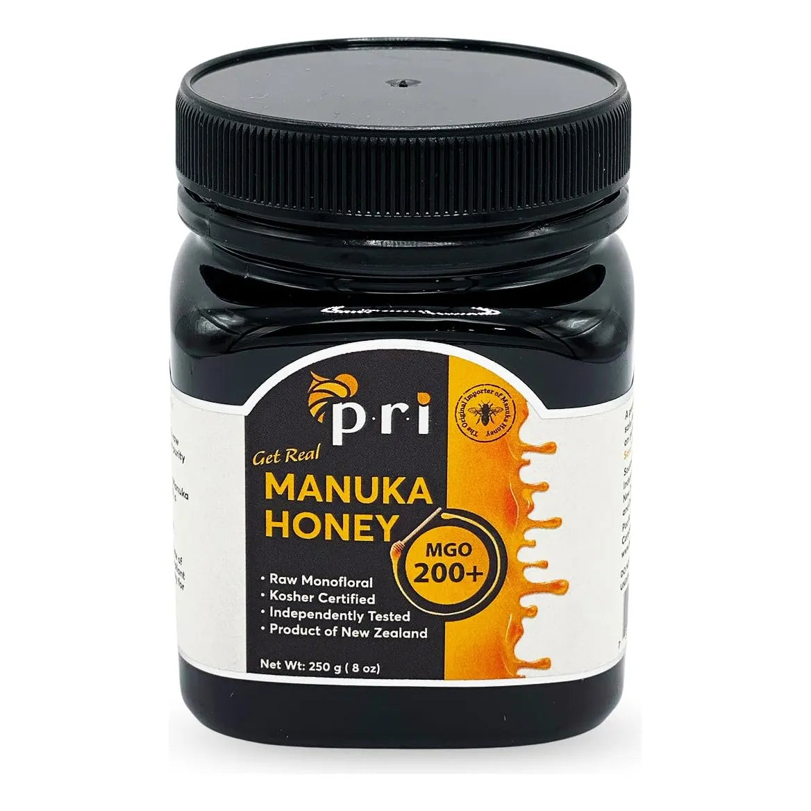 Miel De Manuka Cruda Mgo 200 De Nueva Zelanda 250g Beneficios Certificados