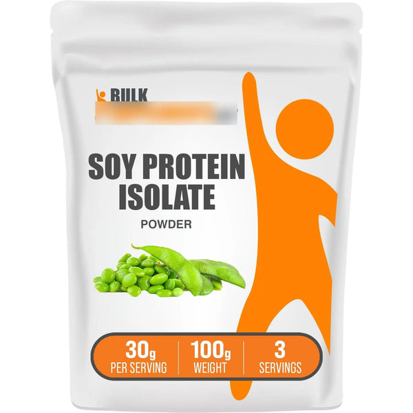Proteina Aislada De Soja En Polvo 100g Vegana Sin Sabor Para Musculo Y Energia