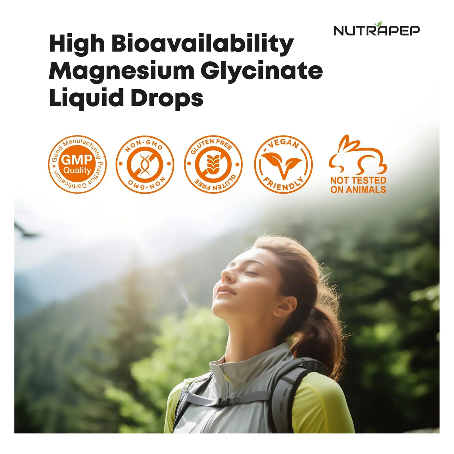 Gotas De Glicinato De Magnesio 500 Mg Con L Teanina Ashwagandha Suplemento Liquido Para Dormir Y Relajarse
