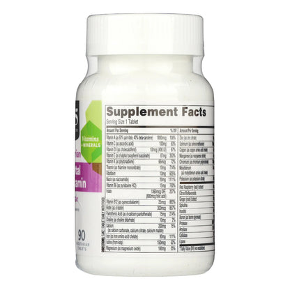 Multivitaminico Prenatal Diario 90 Tabletas Con Acido Folico Y Jengibre