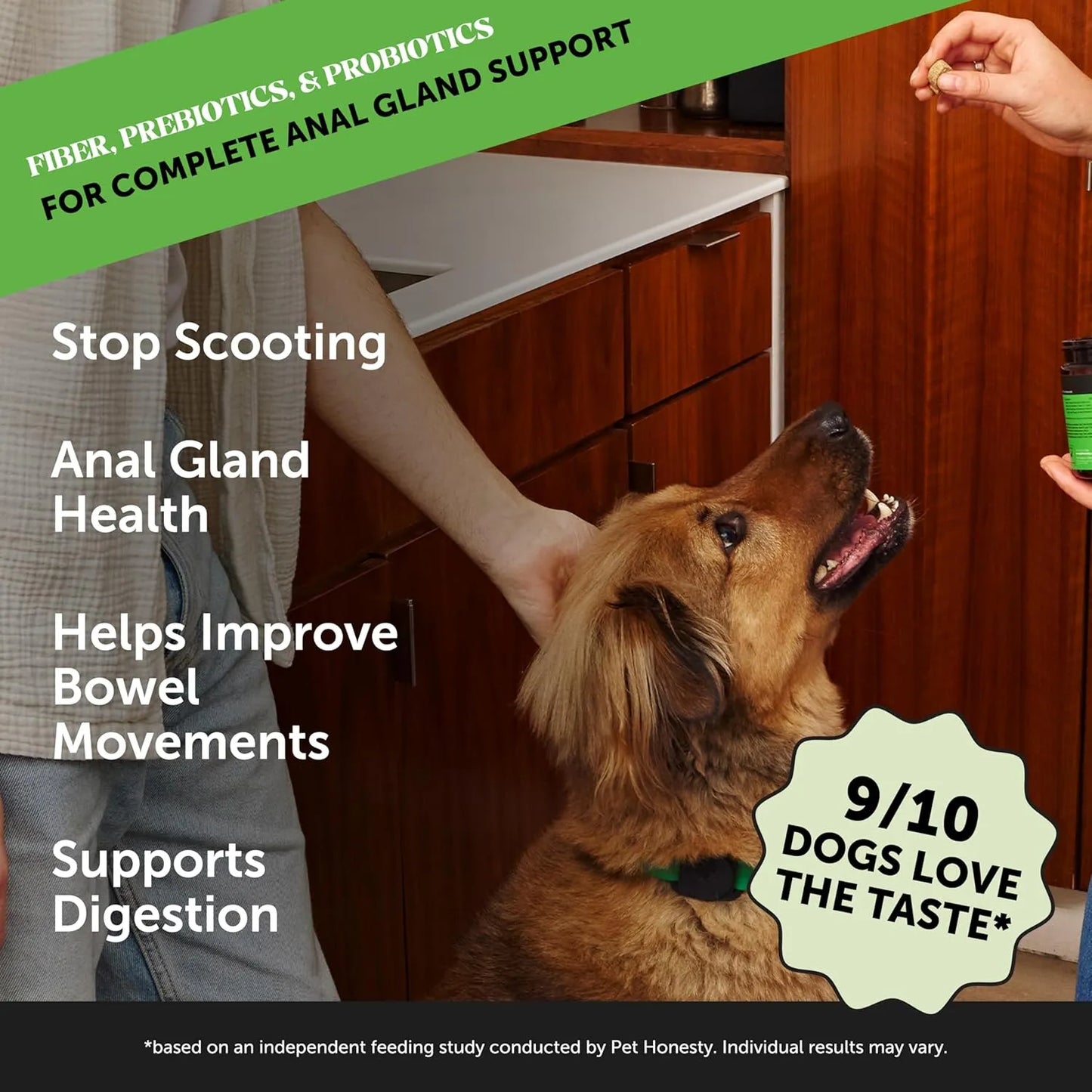 Suplemento Digestivo Pet Honesty Scoot Stopper Para Perros 90 Cápsulas
