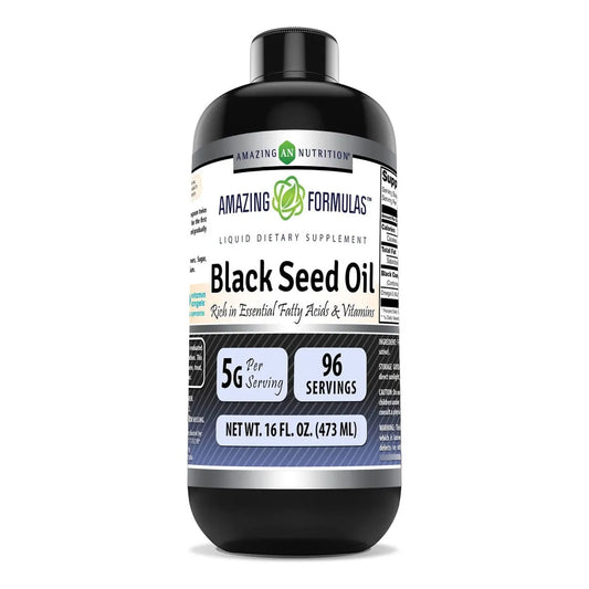 Aceite De Semilla Negra Prensado En Frio 473 Ml Natural Nigella Sativa Sin Omg Sin Gluten