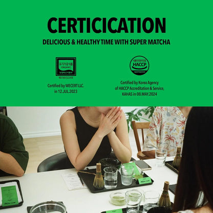 Matcha Orgánico Ceremonial Corea Del Sur 40g Energía Concentración Antioxidantes