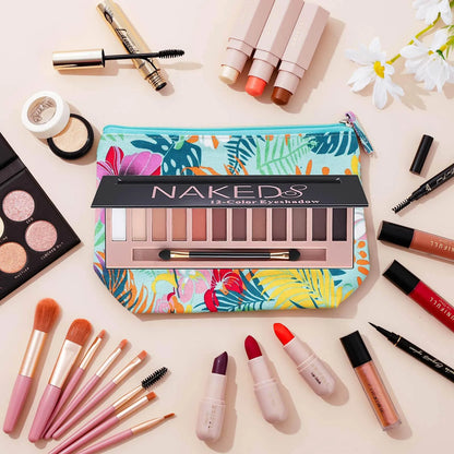 Kit De Maquillaje Todo En Uno Paleta Sombras 12 Colores + Accesorios