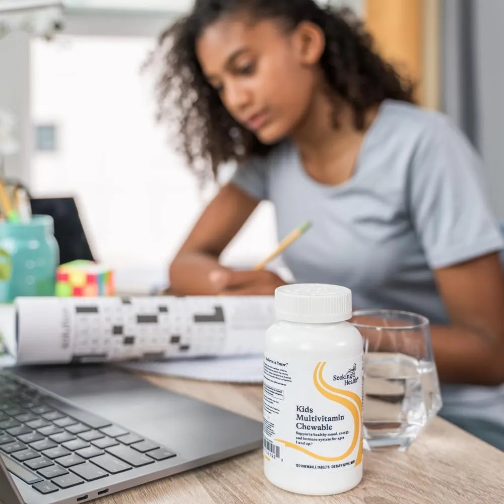 Multivitaminico Masticable Para Niños Con L Metilfolato Y B12 Sabor Delicioso
