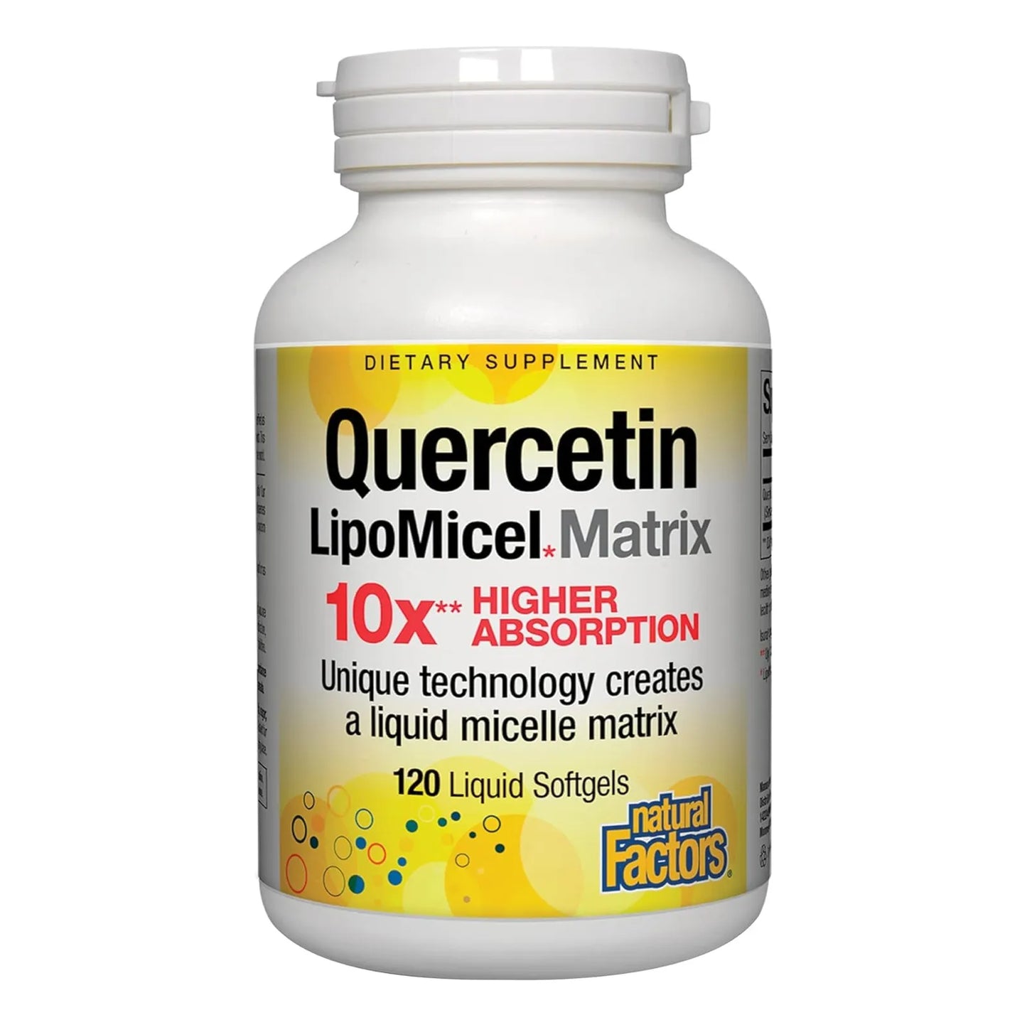 Quercetina Lipomicel Matrix 120 Capsulas Antioxidante Y Refuerzo Inmunologico