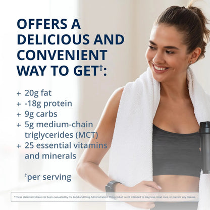 Batido Proteico Dieta Cetogenica 25 Vitaminas Minerales Biotina Sin Gluten Chocolate