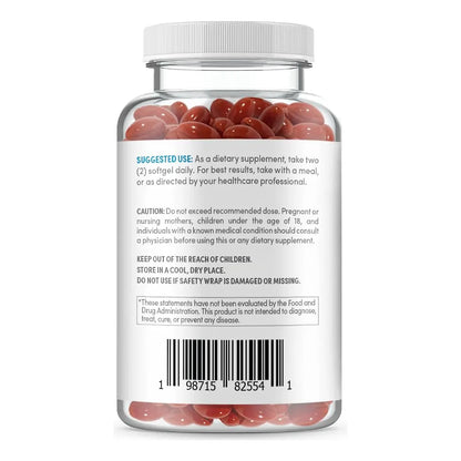 Coenzima Q10 200mg 120 Cápsulas Blandas Antioxidante Para Energía Y Corazón