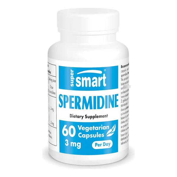 Espermidina 3 Mg Extracto Almidón Arroz 60 Cápsulas Suplemento Antioxidante