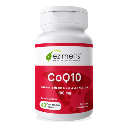 Tabletas Solubles De Coq10 100 Mg Sin Azucar Sabor Natural Paquete X 60