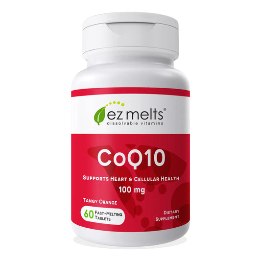 Tabletas Solubles De Coq10 100 Mg Sin Azucar Sabor Natural Paquete X 60