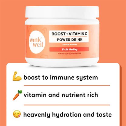 Bebida Energética En Polvo Vitamina C Refuerzo Inmunológico Sabor A Bayas