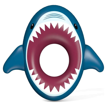 Jasonwell Flotador Inflable De Tiburon Gigante Para Piscina Y Playa Diversion Familiar