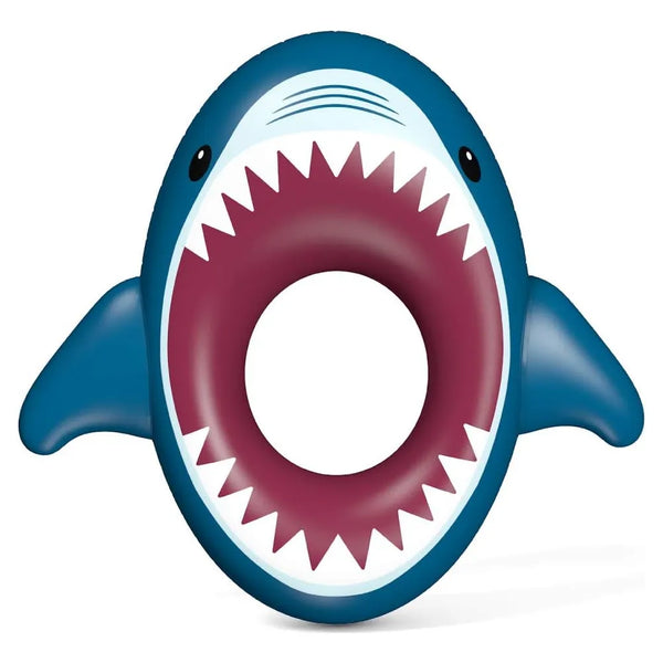 Jasonwell Flotador Inflable De Tiburon Gigante Para Piscina Y Playa Diversion Familiar
