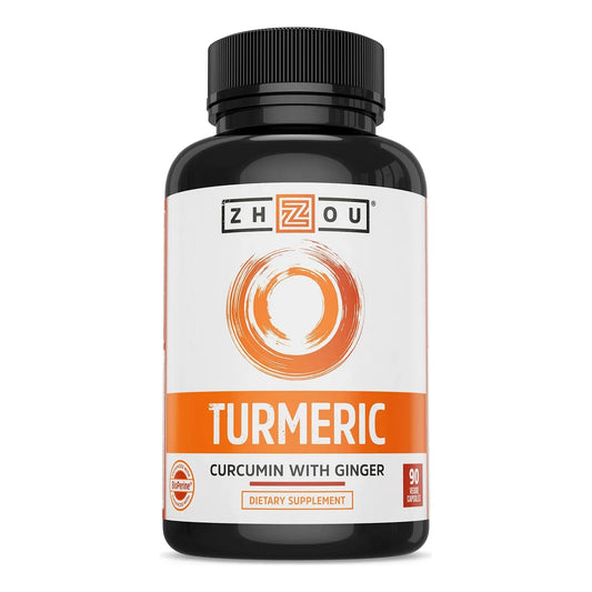 Cúrcuma Y Jengibre Con Bioperina 1800 Mg Antioxidante 90 Cápsulas