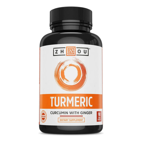 Cúrcuma Y Jengibre Con Bioperina 1800 Mg Antioxidante 90 Cápsulas