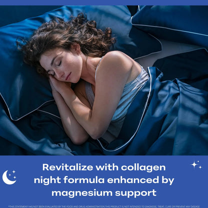 Complejo Nocturno Hidrolizado Colageno Multiples Peptidos Sueño Reparador Piel Articulaciones