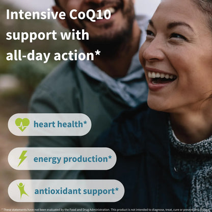 Capsulas Blandas Coq10 Ubiquinol 100 Mg Alta Absorcion Salud Cardiaca Energia
