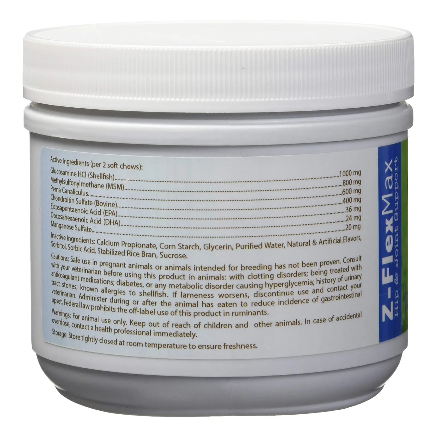 Masticables Suaves Para Cadera Y Articulaciones Dachshund Z Flex Max 50 Unidades
