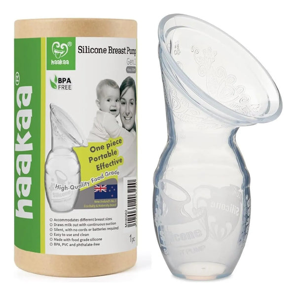 Bomba De Pecho Manual Haakaa Silicona Libre Bpa Extracción Fácil Y Cómoda