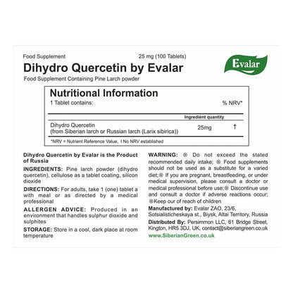Bioflavonoides De Alerce Pino Siberiano Con Quercetina Dihidro Refuerzo Inmunologico Y Cardiovascular