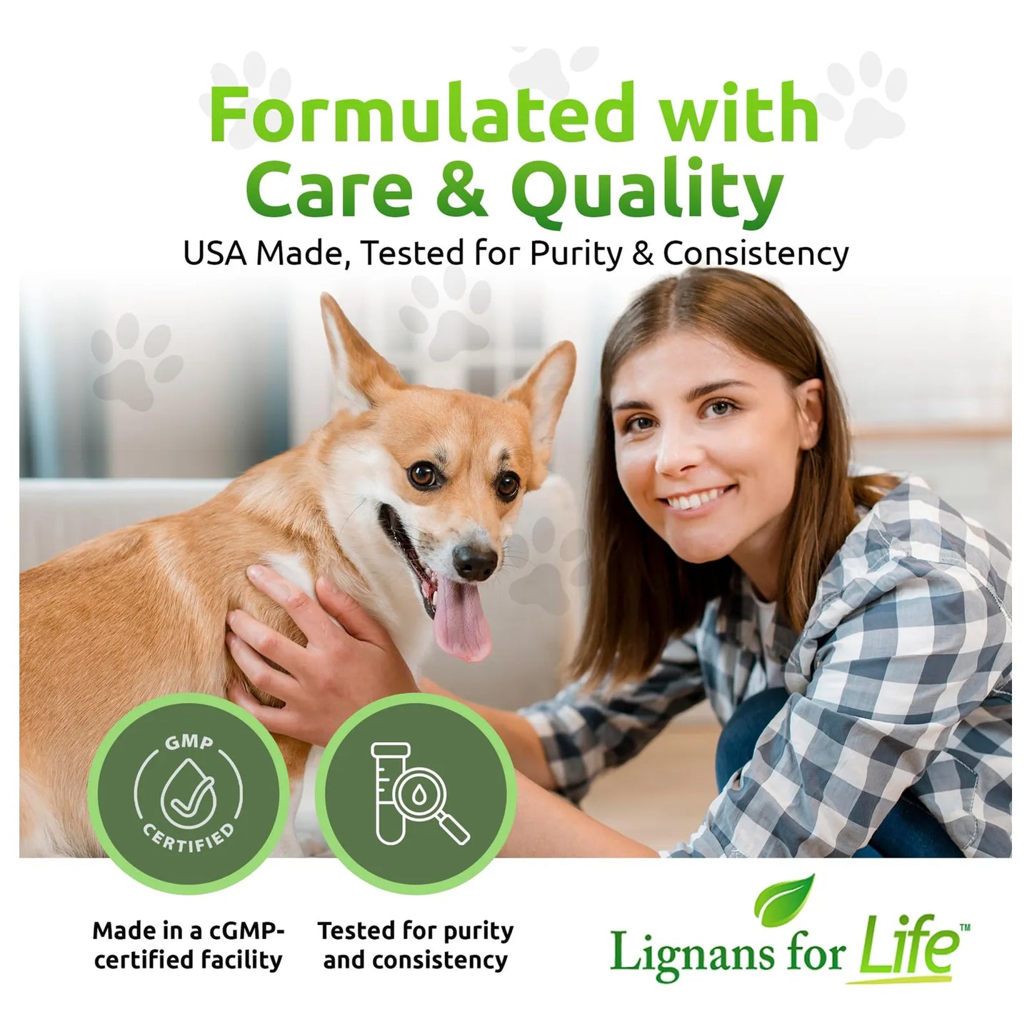 Lino Orgánico 15 Mg 90 Cápsulas Soporte Hormonal Para Personas Y Perros