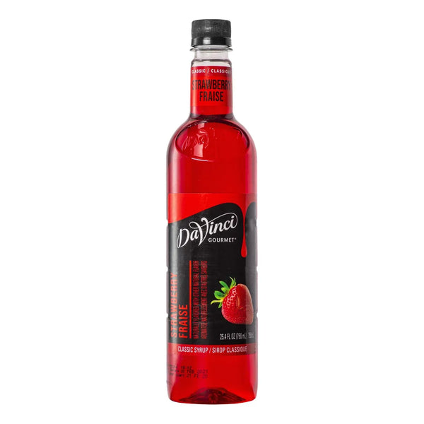 Jarabe De Fresa 750 Ml Sabor Dulce Ideal Para Bebidas Y Postres