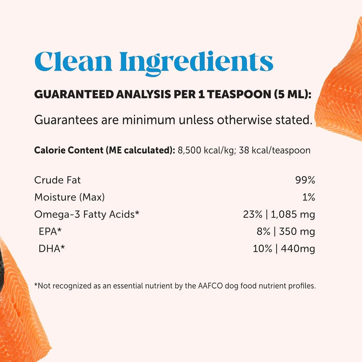 Aceite De Salmon Salvaje Omega 3 Para Perros Y Gatos 240ml Piel Brillante Y Articulaciones Fuertes