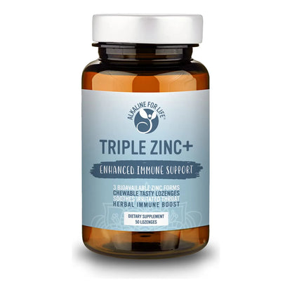 Pastillas De Zinc Triples Con Glicinato Citrato Aspartato Suplemento Inmunologico