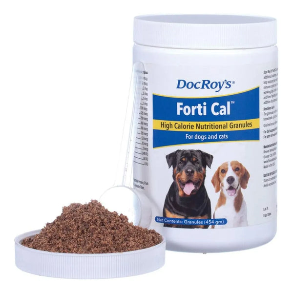 Doc Roy S Forti Cal Suplemento Energético Nutricional Alto En Calorías Para Perros Y Gatos 16 Oz