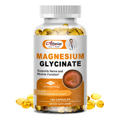 Glicinato De Magnesio 400mg Con B6 Y D3 Alta Absorción - Imagen 1