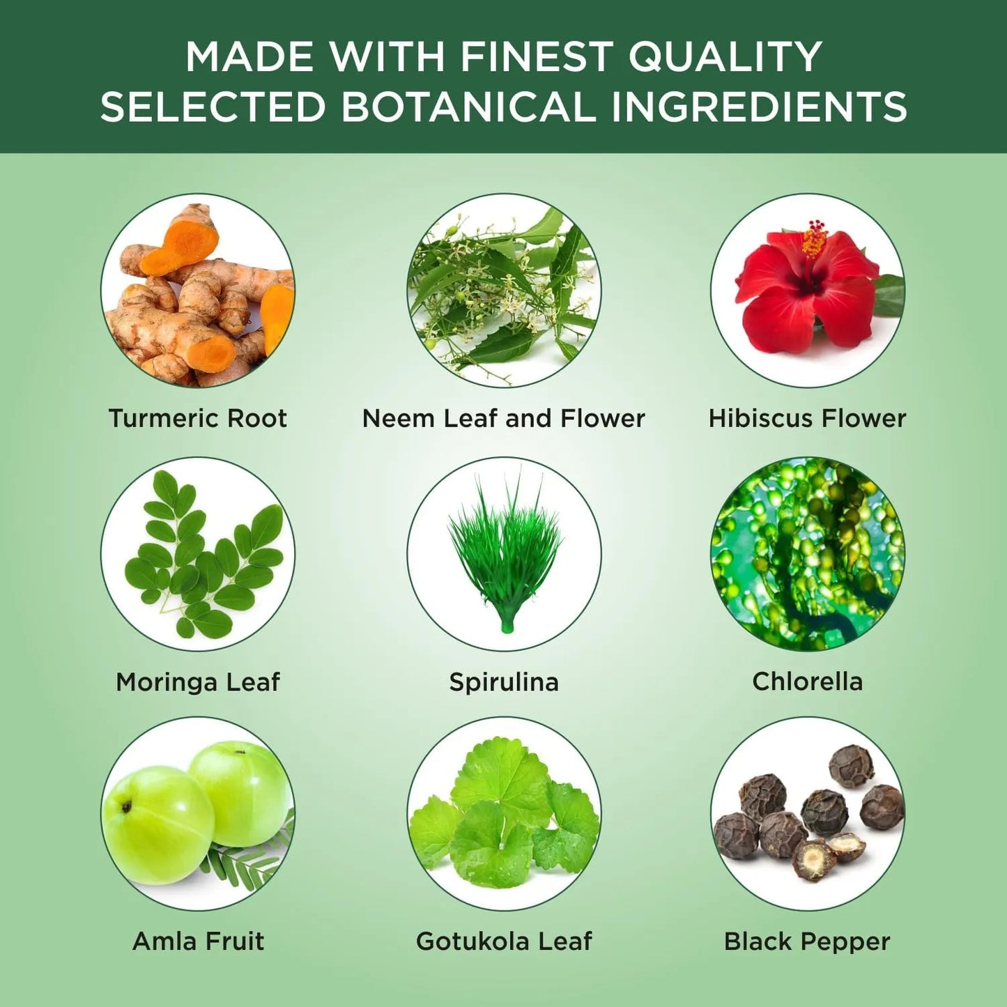 Capsulas Organic De Neem Y Curcuma Con Vitaminas Y Verdura Piel Clara Y Salud Intestinal