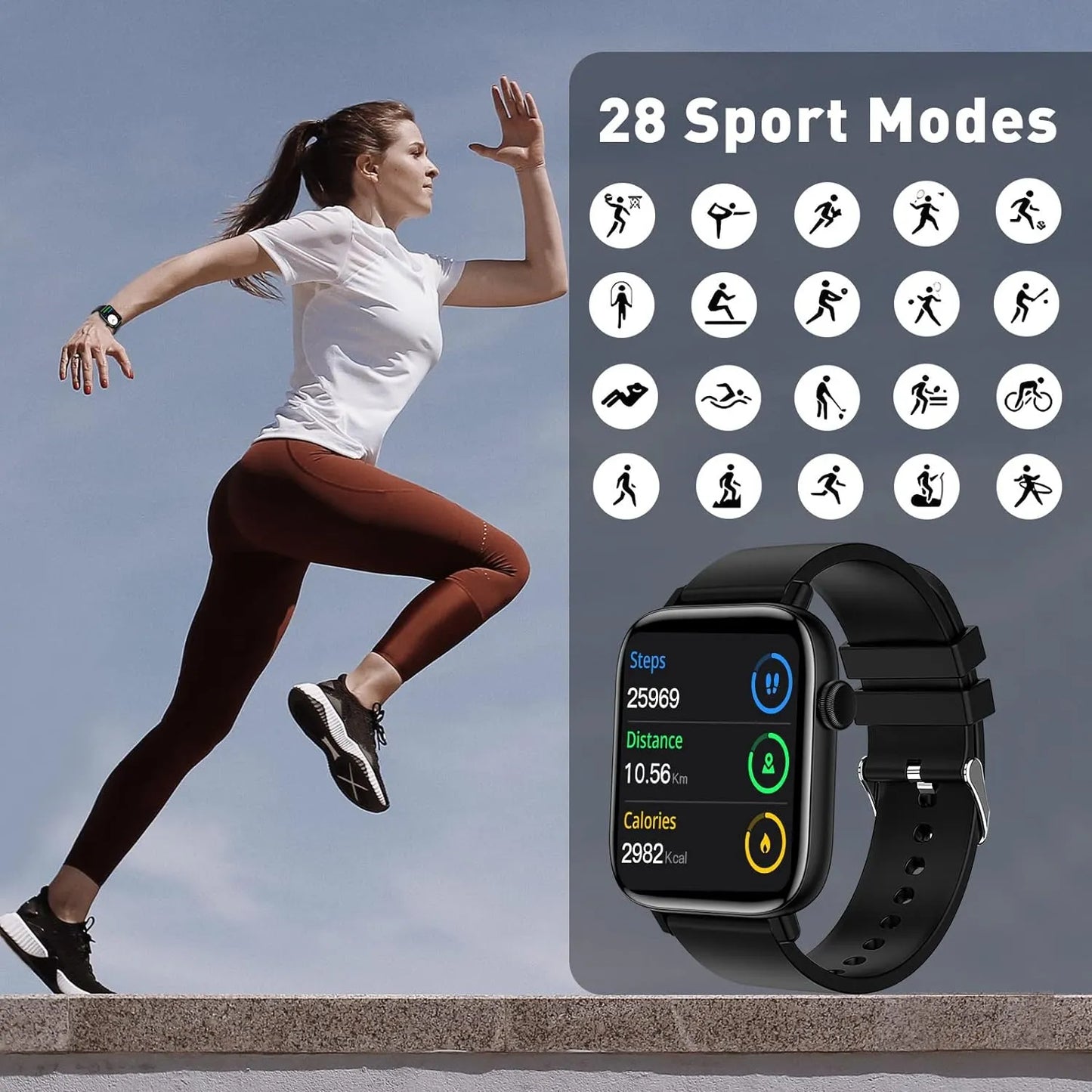 Reloj Inteligente 1.90 Pulgadas Con Llamadas Y Diseño Elegante