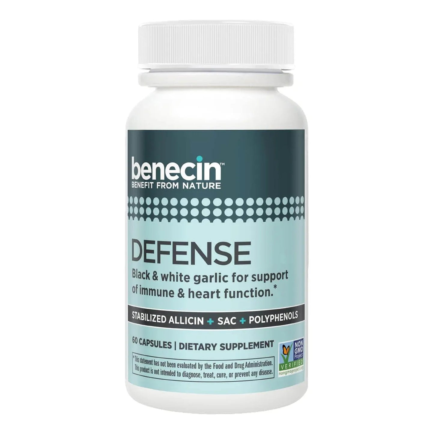 Suplemento Defensa Inmunológica Ajo Negro 1500 Mcg Alicina Potente Apoyo Inmunológico Y Cardíaco