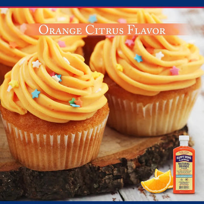 Happy Home Sabor Natural De Naranja Sin Alcohol 7 Onzas Para Cocinar Y Hornear