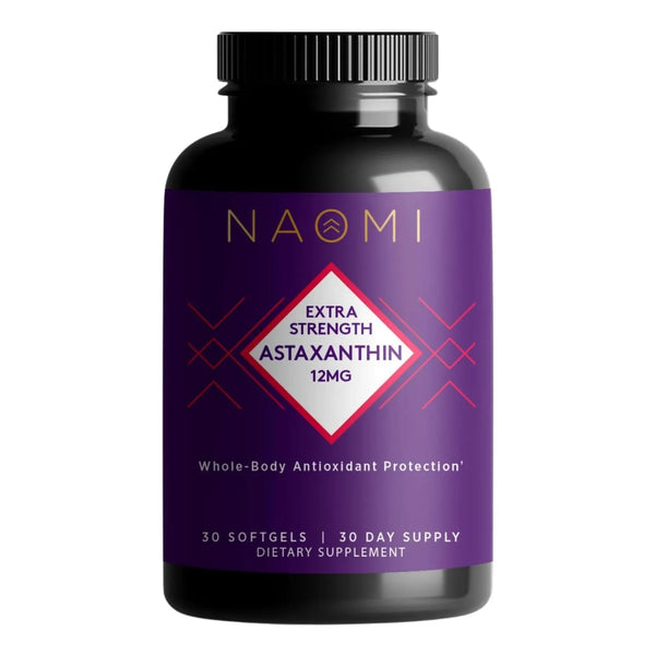 Astaxantina Extra Fuerte 12 Mg De Algas De Alaska Suplemento Antioxidante Premium